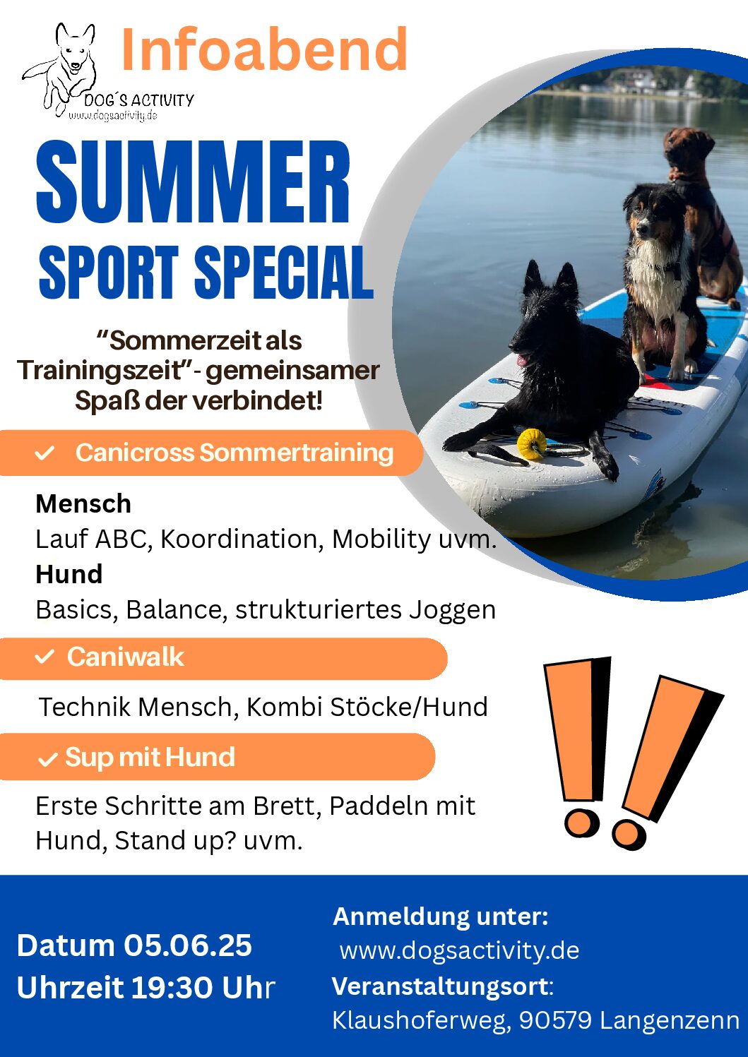 Kostenloser Infoabend SUMMER SPORT SPECIAL